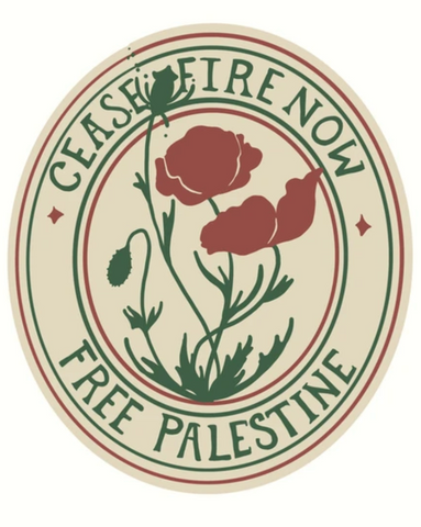 Ceasefire Now Free Palestine Sticker